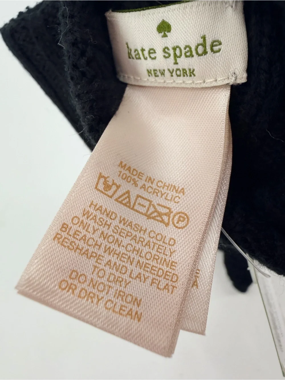 Kate Spade New York Gloves Meow Pop Top Mittens NEW